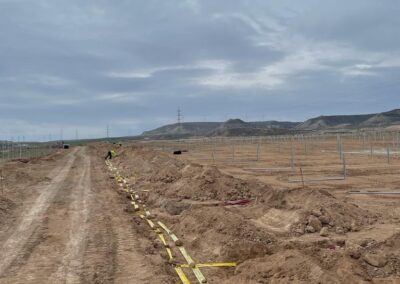 Imagen del proceso de obra de una de las instalaciones